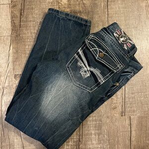 Kids Dark Blue Denim Jeans size 14